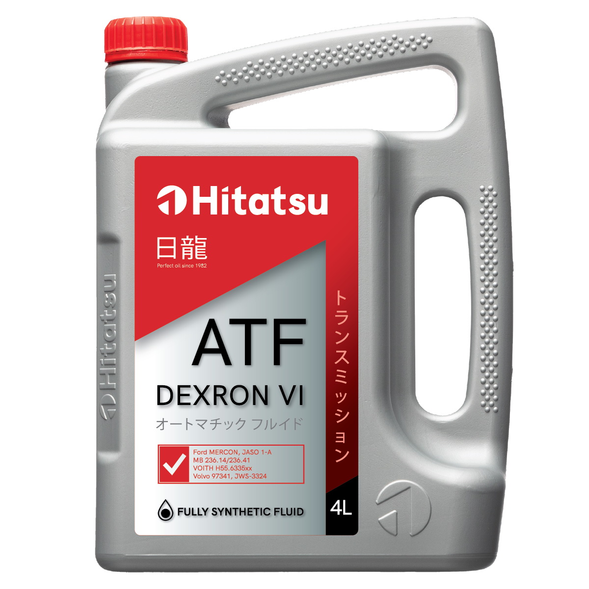 HITATSU ATF DEXRON VI 4L МАСЛО ТРАНСМИССИОННОЕ_MERCON LV  236.14(15 41)  ZF8  Volvo 97341  JWS3324