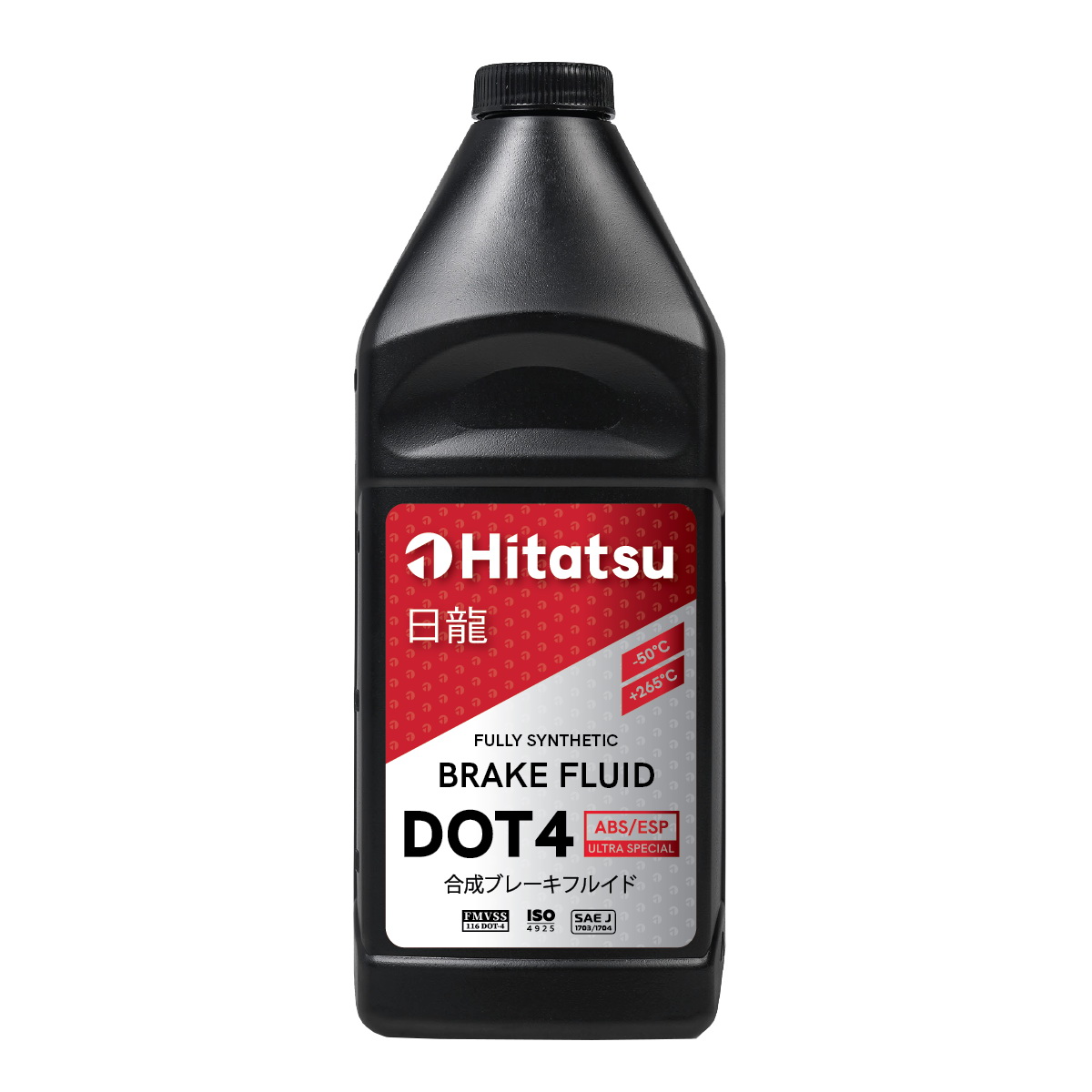 HITATSU ЖИДКОСТЬ ТОРМОЗНАЯ 910г _ DOT4 ABS_ESP_ASR_DSR, FMVSS 116, SAE J1703, SAEJ1704 (-50_+265)